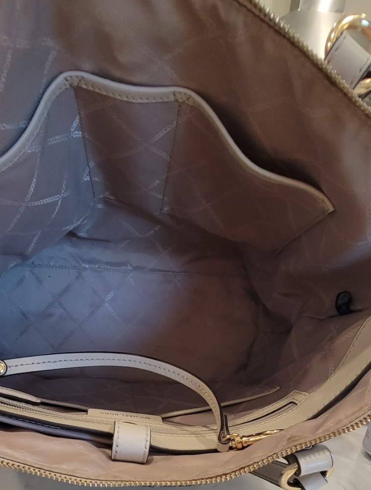 Michael Kors saffiano leather tote.